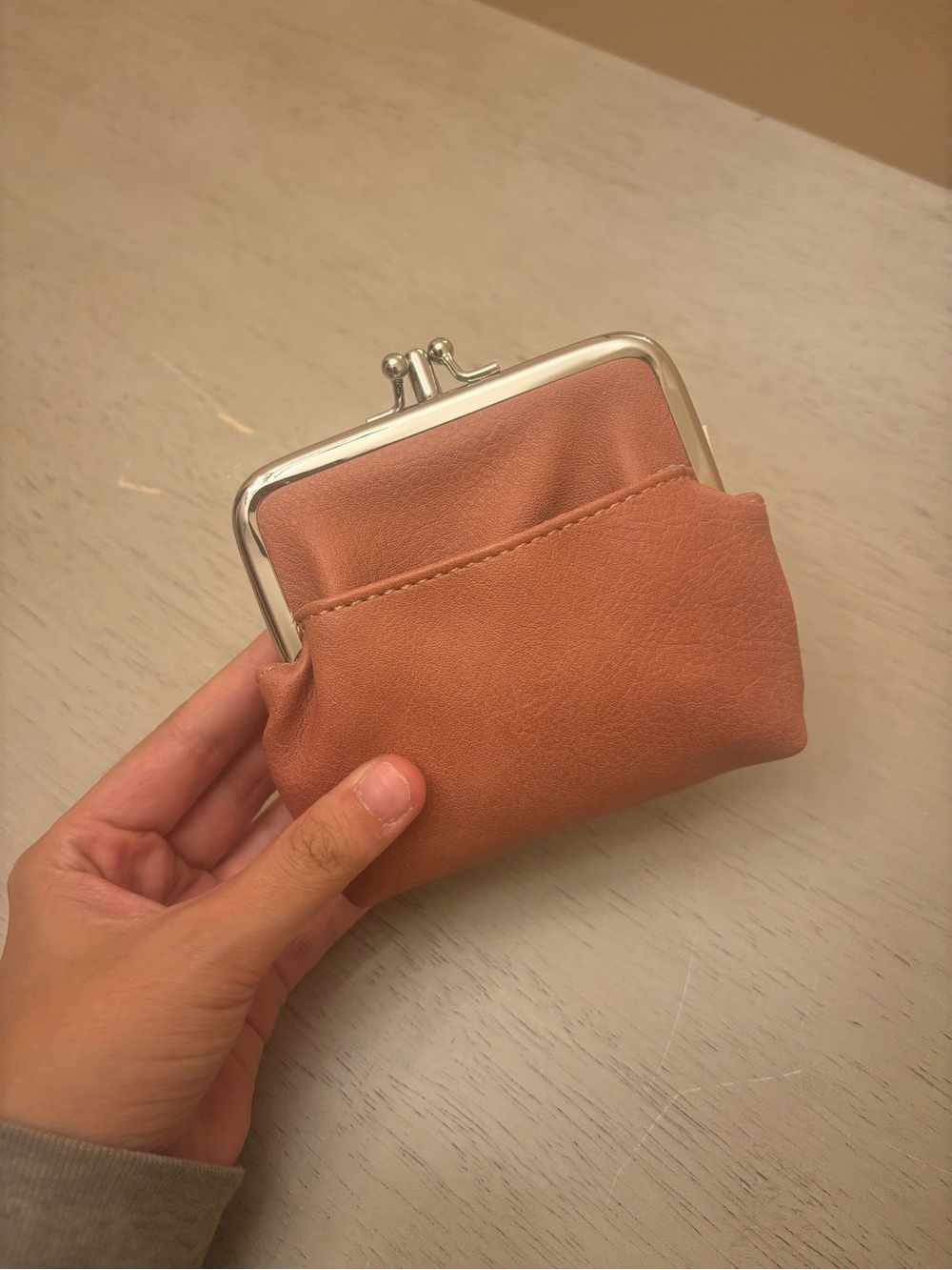 Classic Women's Coin Purse in Terracotta NWT